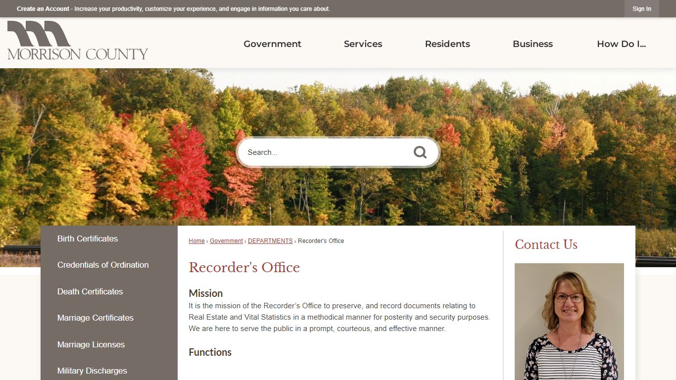 Recorder's Office | Morrison County, MN